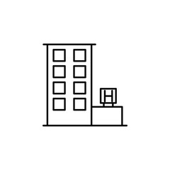 kiosk icon. Element of building and landmark outline icon for mobile concept and web apps. Thin line kiosk icon can be used for web and mobile