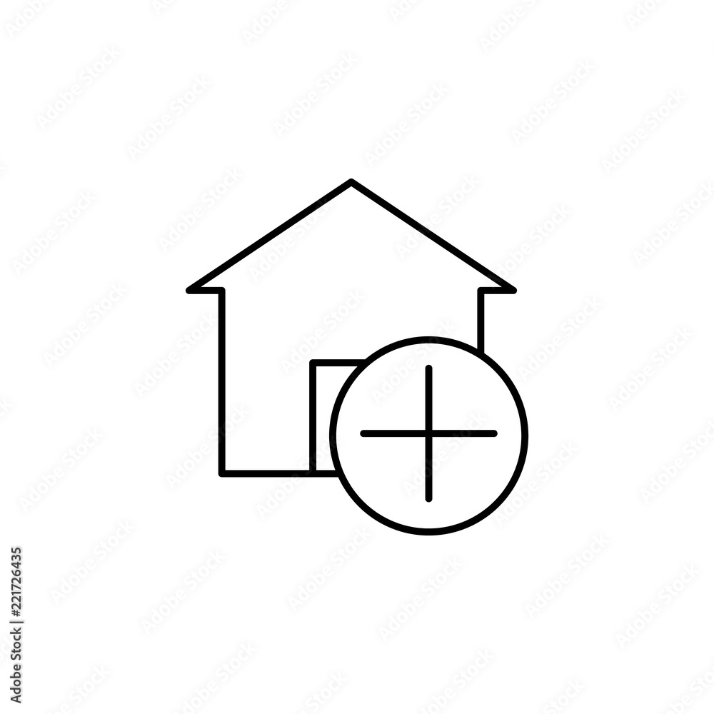 Poster placeholder icon. element of building and landmark outline icon for mobile concept and web apps. thi