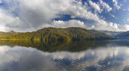 Lake Goygol in Azerbaijan in September