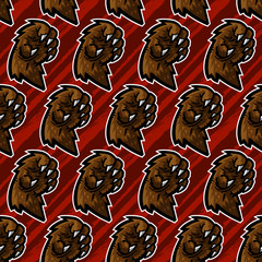 Obraz premium Grizzly bear claw vector illustration