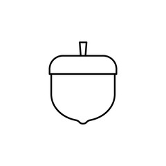 acorn icon. Element of autumn icon for mobile concept and web apps. Thin line acorn icon can be used for web and mobile