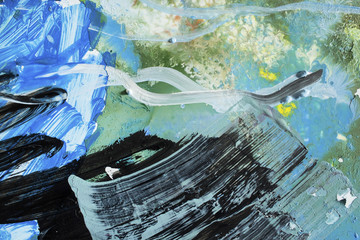Detail of the Painting as a Background
