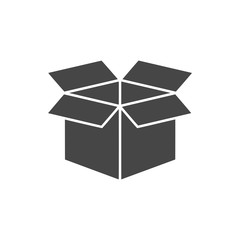 Open box icon, simple vector icon