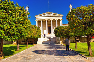 Academy of Athens, Athens, Attica, Greece.