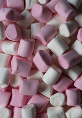 Pink and white marshmallow texture background