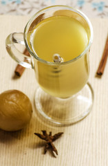 canned apple compote with various spices