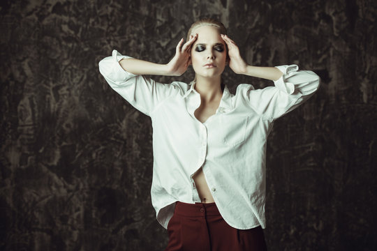 amazing elegant lady - Powered by Adobe