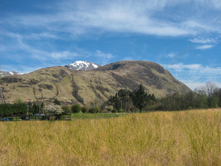 Mountains landscape, Highlands in Scotland