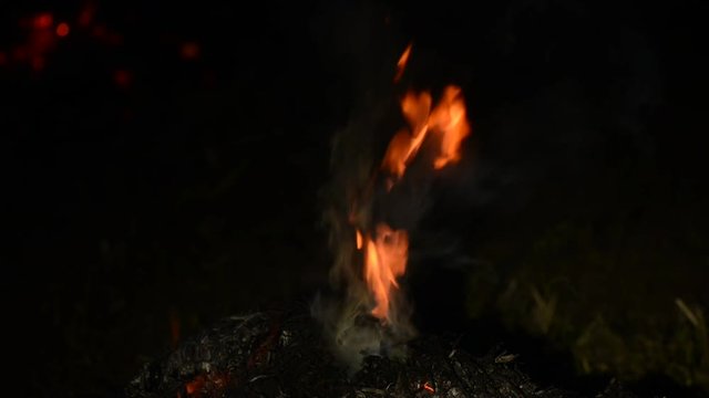 close-up fire