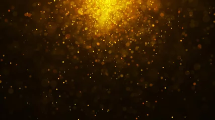 Fotobehang Dust particles. Abstract particle background. Particle explosion. Dots background. 4k rendering. © Dmitry