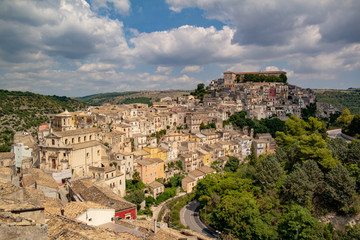 Fototapeta na wymiar ragusa view of the city sicily medieval unesco heritage