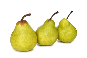 Pears isolated on white background
