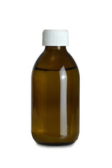  Medicine bottle isolated on white background