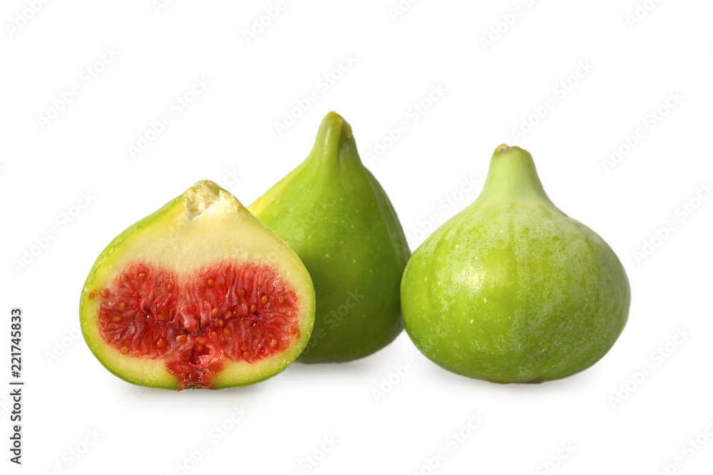 Wall mural Figs isolated on white - Wall murals