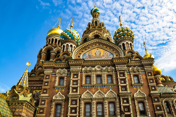 Obraz premium Church of Resurrection St. Petersburg
