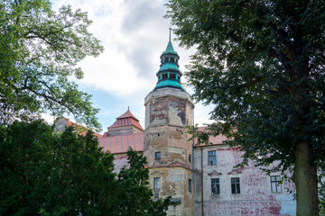 The princely castle Nemodlin is partially restored and is open for visits. in places the former grandeur of the castle can be seen.