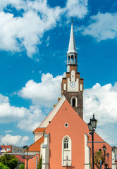 Obraz premium historic streets and city buildings Niemodlin