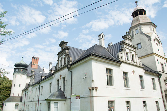 The ancient castle of Poland in Opolskie voivodeship Dabrowa village.