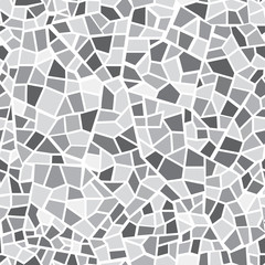 Abstract mosaic sheet seamless pattern. Geometric tile background