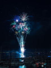 Feu d'artifice Thonon Les bains Ao&ucirc;t 2018