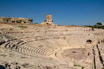 Greek theater Siracus Sicily