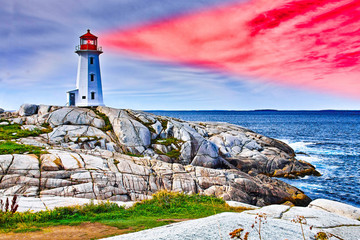 Leuchturm Halifax Peggys Cove