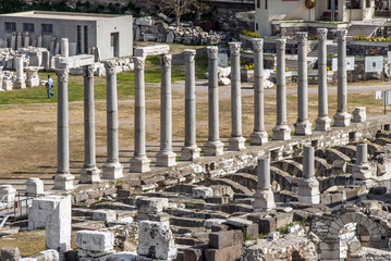 Izmir, Turkey, 01 April 2010: Agora Ancient City