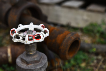 Industrial Valve Close Up 