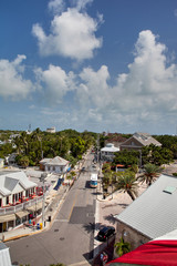 Aerial view of the Old Town part of Key West, Florida