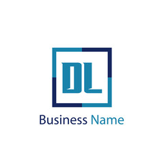 Fototapeta premium Initial Letter DL Logo Template Design