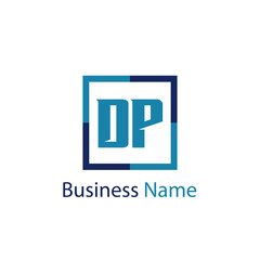 Initial Letter DP Logo Template Design