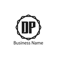 Initial Letter DP Logo Template Design