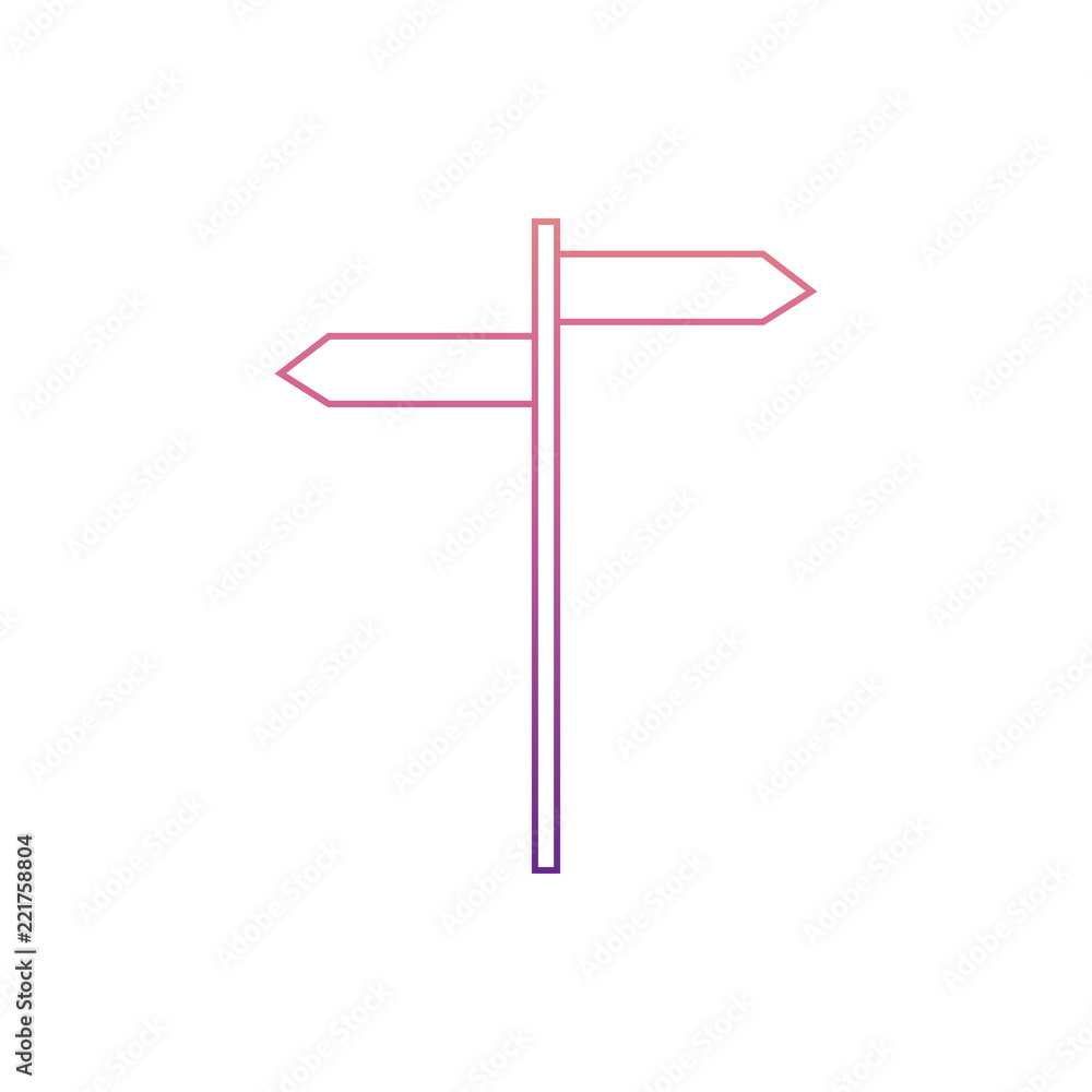 Poster signposticon in nolan style. one of web collection icon can be used for ui, ux