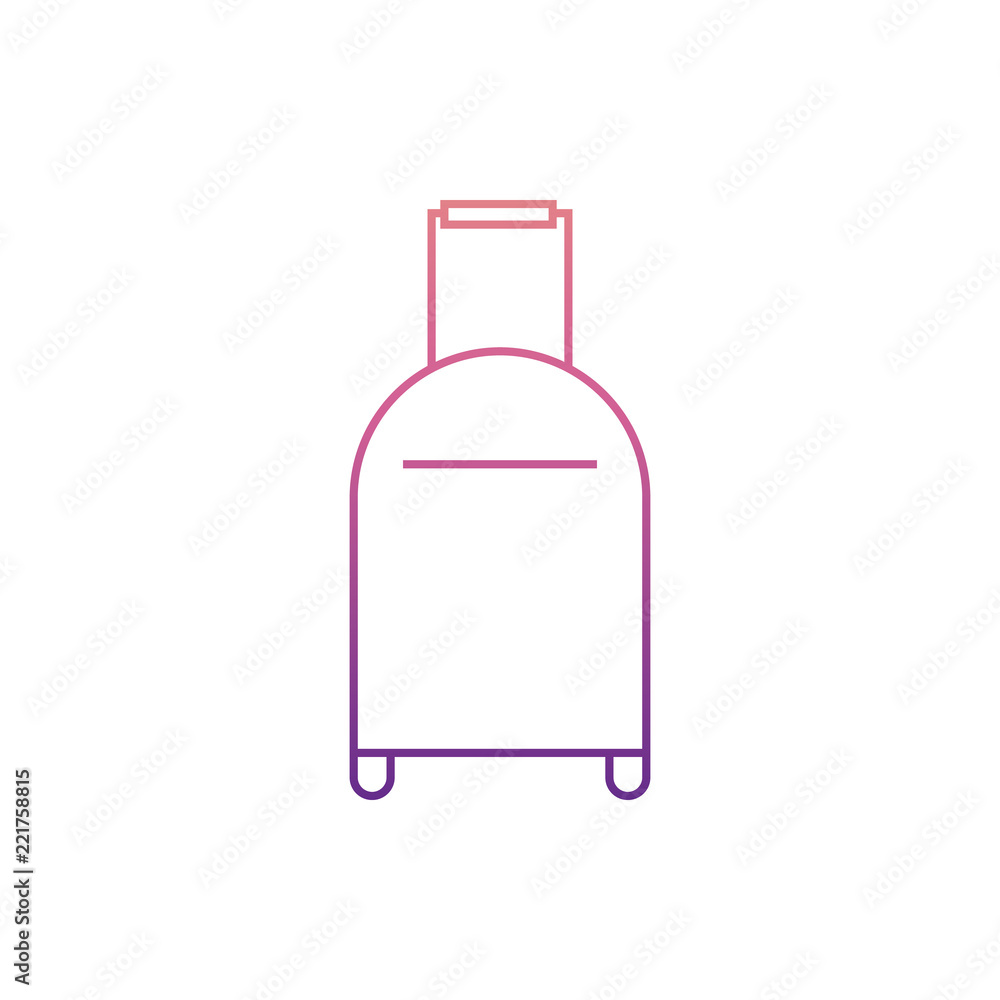 Aufkleber suitcaseicon in nolan style. one of web collection icon can be used for ui, ux