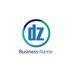 Obraz premium Initial Letter DZ Logo Template Design