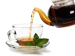 Cup filling by black tea