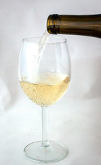 Pouring White Wine