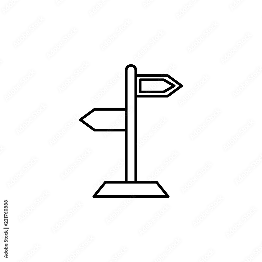 Poster information panel icon. element of global logistics icon for mobile concept and web apps. thin line 