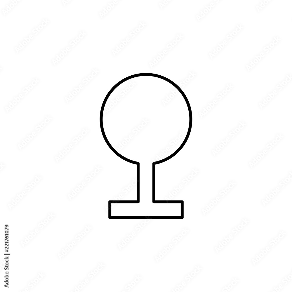 Poster nature sign icon. element of image sign for mobile concept and web apps illustration. thin line icon