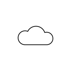 Cloud sign icon. Element of image sign for mobile concept and web apps illustration. Thin line icon for website design and development, app development. Premium icon