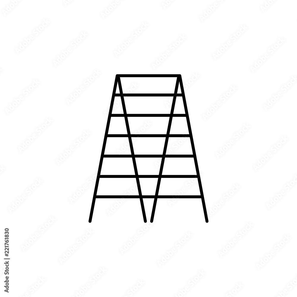 Poster wrench. element of construction icon for mobile concept and web apps. thin line wrench can be used f