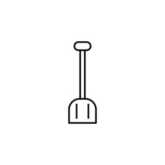 shovel. Element of construction icon for mobile concept and web apps. Thin line shovel can be used for web and mobile