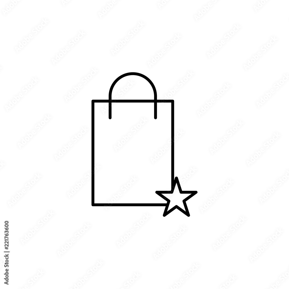 Poster select purchases icon. element of commerce icon for mobile concept and web apps. thin line select pu