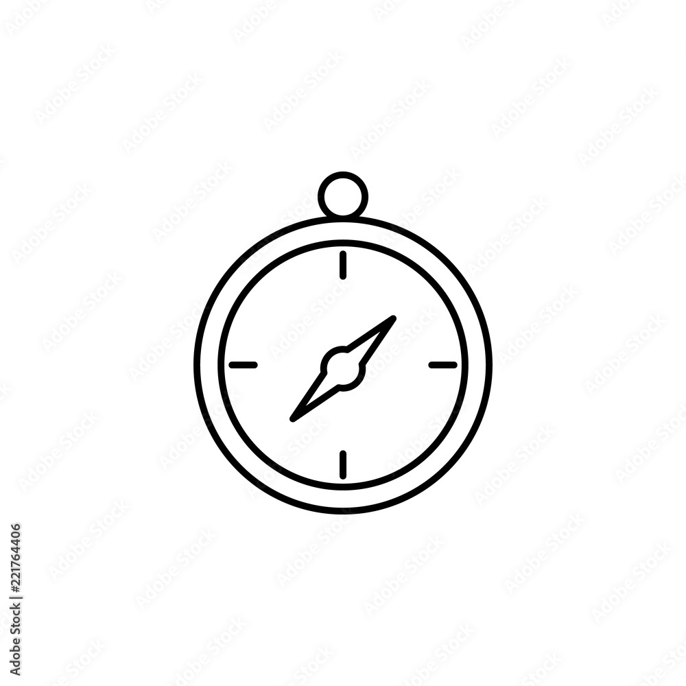 Poster compass icon. Element of logistics icon for mobile concept and web apps. Thin line compass icon can be used for web and mobile