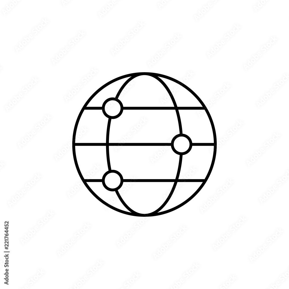 Poster destinations icon. element of logistics icon for mobile concept and web apps. thin line destinations
