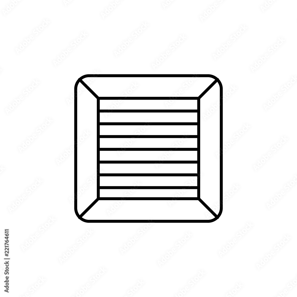 Poster box icon. element of logistics icon for mobile concept and web apps. thin line box icon can be used 