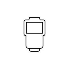 flash. Element of photography icon for mobile concept and web apps. Thin line flash can be used for web and mobile