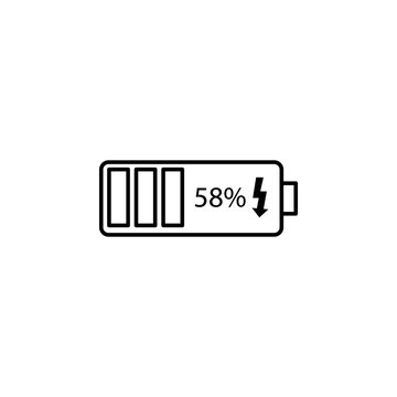 battery charging. Element of photography icon for mobile concept and web apps. Thin line battery charging can be used for web and mobile