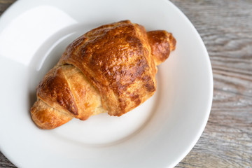 Homemade delicious croissant roll