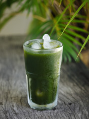 fresh drink with ice